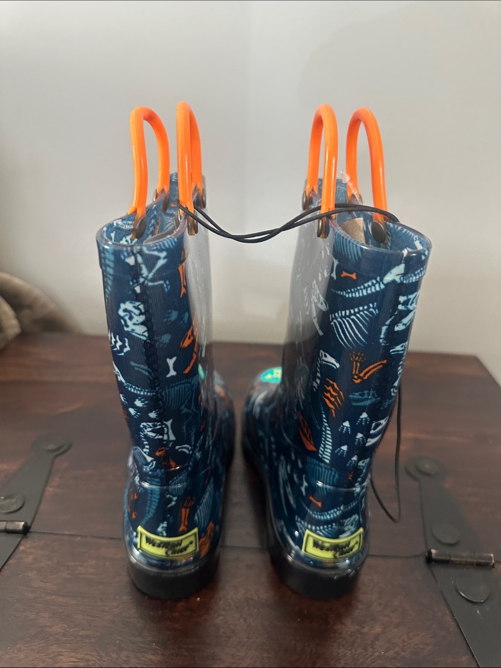 Western Chief Dinosaurs Boys Rain Boots Size 12 - Picture 6 of 10